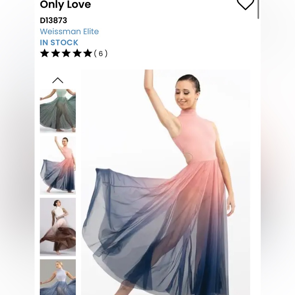 Weissman's Only Love 

Beautiful Ombre Costume. Never worn without tags. SA